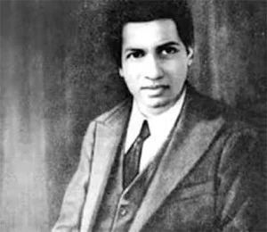 Srinivasa Ramanujan - Portrait photograph